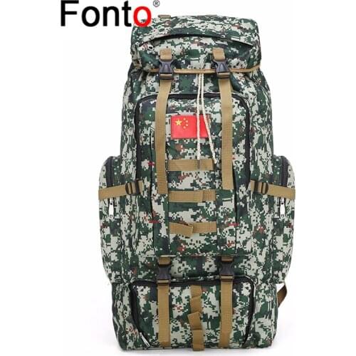 100L Large Men Army Military Tactical Backpack Softback Outdoor Waterproof Hiking Rucksack Climbing Camping Hunting Travel Bag