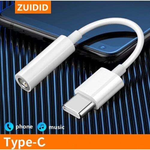 Usb Type C To 3.5mm Aux Adapter Type-c 3 5 Jack Audio Cable Original for Samsung Galaxy S21 Ultra S20 Note 20 10 Plus Tab S7 S7