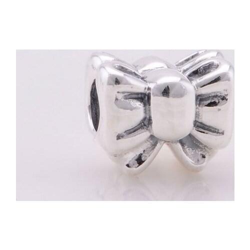 Christmas Charms 925 sterling silver jewelry bow charm beads pendants for jewelry making fits Pandora Bracelet diy fine jewelry