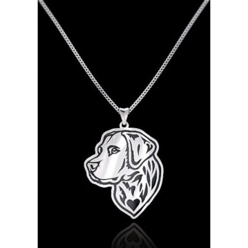 Daisies One Piece New Fashion Pendant Necklace Handmade Labrador Retriever Necklace For Women Jewelry Animal Collier Femme Dog
