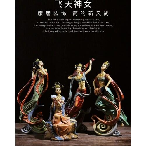 Dunhuang Kweichow Moutai New Chinese Style Retro Creative and Slightly Luxury High-End Office Fortune Living Room Decorations