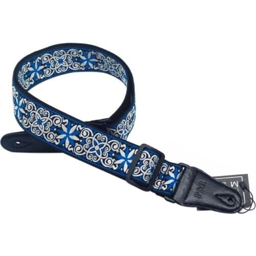 Guitar Shoulder Strap Universal Vintage Adjustable Denim Cotton Belt For Acoustic Electric Guitars
