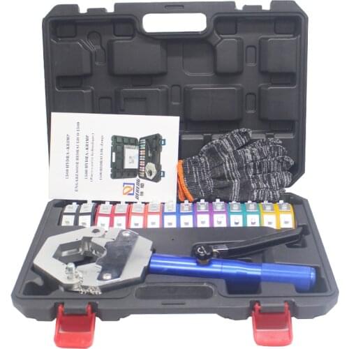 Ferramenta de crimpagem de mangueira hidráulica, auto a/c mangueira hidráulica reparação de ar condicionado mangueira 71500 fret