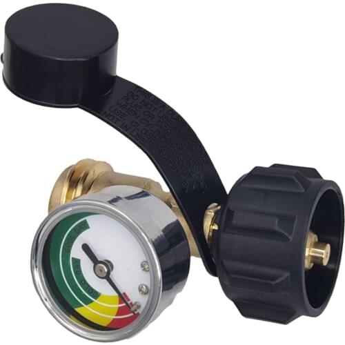 Brass Propane Tank Gauge Cylinder Type 1 QCC Adapter Heater Valve Connector