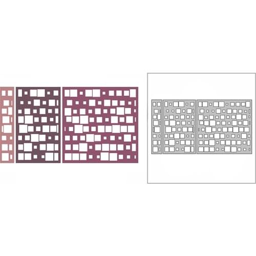 New Grid Community Building Template 2020 Metal Cutting Dies for DIY Scrapbooking and Card Making Decor Embossing Craft No Stamp