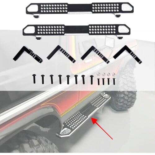 New 2 pcs aluminum side metal cleat pedal for TRAXXAS Trx-4 TRX4 1/10 scale RC crawler upgraded parts