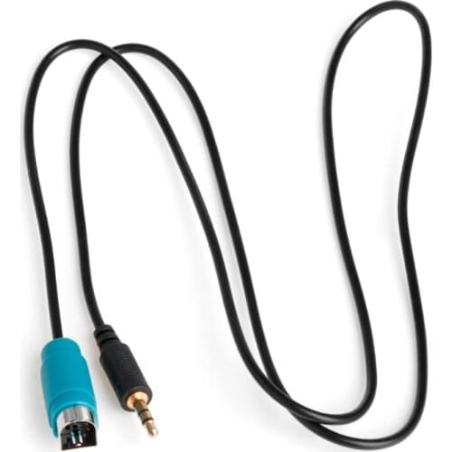 New High Quality ALPINE KCE-236B FULL SPEED MP3 3.5mm Aux Jack Audio Adapter For iPOD MP3 PSP