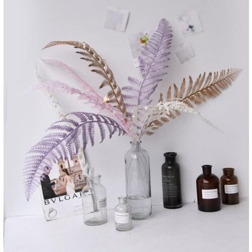 Single branch golden bell flower simulation lily orchid wind bell flower wedding decoration stage stage dress up the background