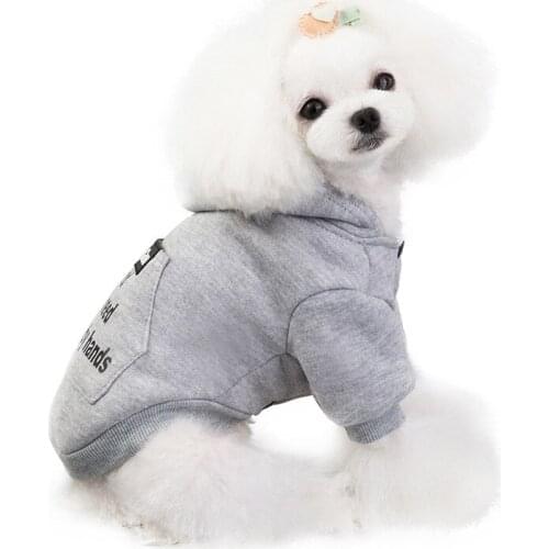 Puppy Autumn And Winter Sweater Pink Pure Cotton Medium Dog Sweater Pet Clothing Hooded Wool Suitable For Teddy Bear Small Dog