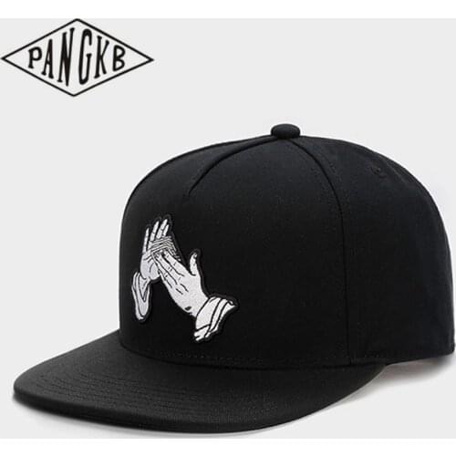 PANGKB Brand 8-DAY CAP come money black Hip-Hop Street dance snapback hat for men women adult outdoor casual sun baseball cap