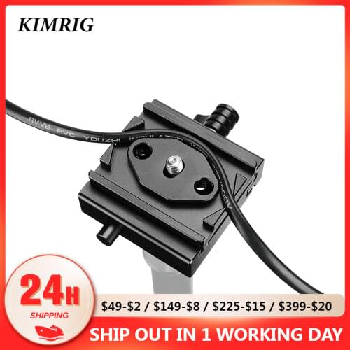 KIMRIG DSLR Camera Plate Quick Release Clamp And Plate Arca-type Compatible With Tether Tools Tether Block For Dslr Cameras