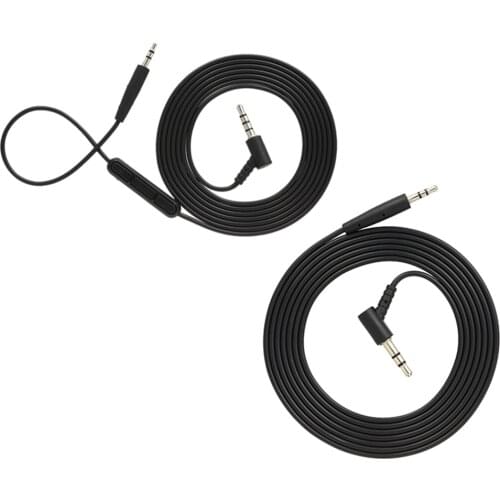 Portable 3.5mm to 2.5mm Audio Cable For BOSE OE2 Headset With/Without Mic Volume Control Line-control Headphones Cord Line