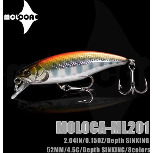 Minnow Fishing Lure Accessories Sinking Weights 4.5g 52mm Whopper Trolling Pesca Carp Fish Isca Artificial Bait Leurre Esfishing