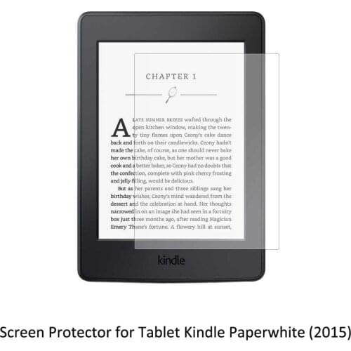 Clear LCD PET Film Anti-Scratch / Anti-Bubble / Touch Responsive Screen Protector Cover for Tablet Kindle Paperwhite 2015