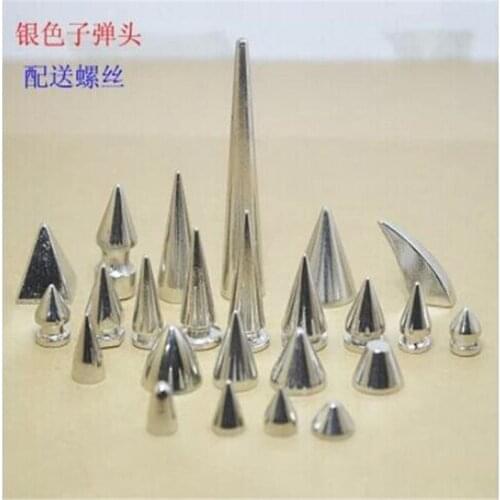 Bullet Rivets with screw bottom alloy metal Garment Rivets Buttons craft hat bag accessories T309