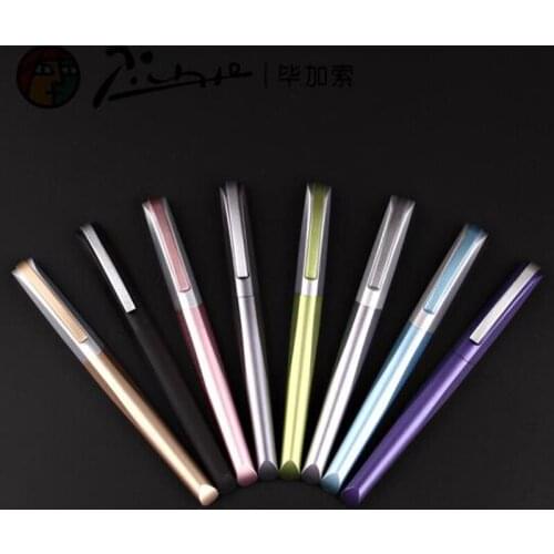 Picasso 960 Beauty Of Riemann Cutting Process Aluminum Fountain Pen & Gift Box Writing Pens For Men & Women Office & Business