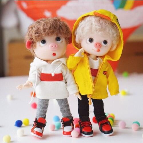 Cute Stripe Obitsu11 Doll long Pant for OB11 Pants for 1/12 Bjd Doll Clothes Accessories toy gift