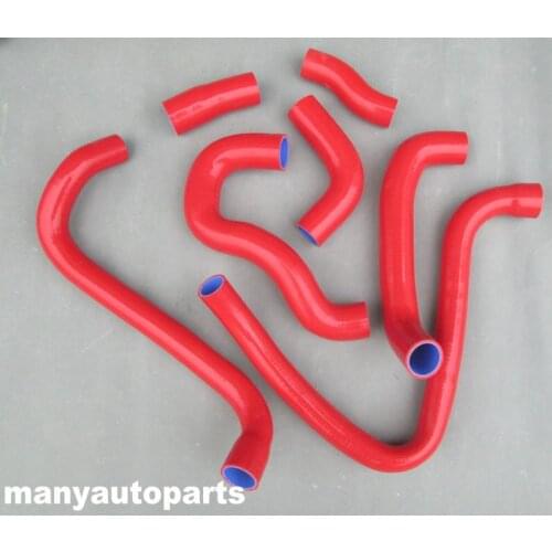 FOR Lotus Esprits 910 2.2l SE/S4/GT3 turbo 1993-1996 1994 1995 silicone radiator&heater hose RED