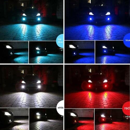 T20 RGB LED Light Fog Light Bulbs High Power Multi-color Remote Replacement 2pcs 5050 27SMD/PCS