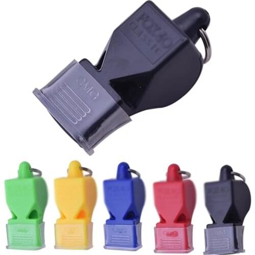 Whistle, Plastic Sports Whistle with Lanyard, for Referee, Coaches, Lifeguard, Survival, Outdoor, Loud & Easy to Control