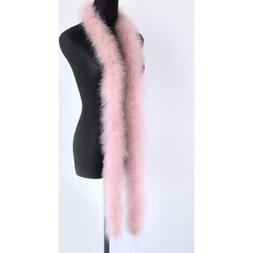 High Quality 2yards Fluffy Marabou FeatherS Boa 20-22g Soft Turkey Shawl Wedding Costume Decoration Scarf Dress Accessories