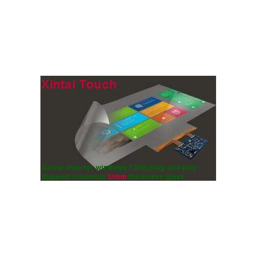 Xintai Touch On sale! 37" 20 points interactive touch foil Film bottom/side tail, with USB port, plug and play