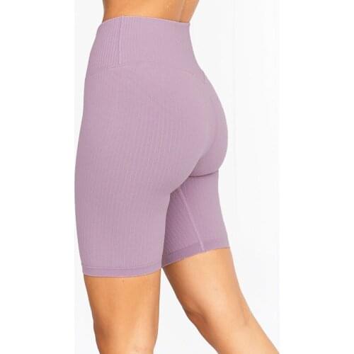 Women Seamless Training Fitness Biker Short Gym Shorts Quick Dry Sports Shorts Running Shorts Push Hip High Waist Yoga Shorts