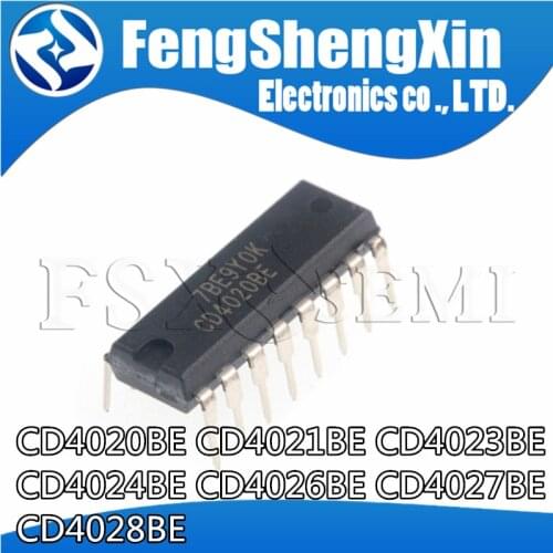 10pcs/lot New original CD4026BE DIP-16 CD4026 CMOS Decade Counters/Dividers ic