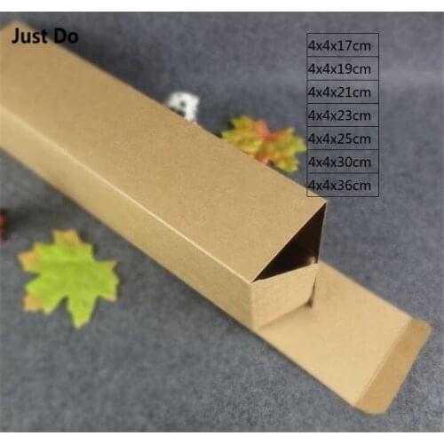 4x4x17cm kraft paper box 4*4*25cm tall kraft cardboard boxes Kraft Paper Packing long Gift Boxes Candy/Wedding/Party/Crafts/Gift