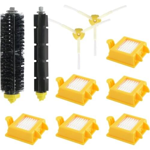 6 HEPA Filter +2 Side Brush +1 set Bristle Brush for iRobot Roomba 700 replacement parts 760 770 780