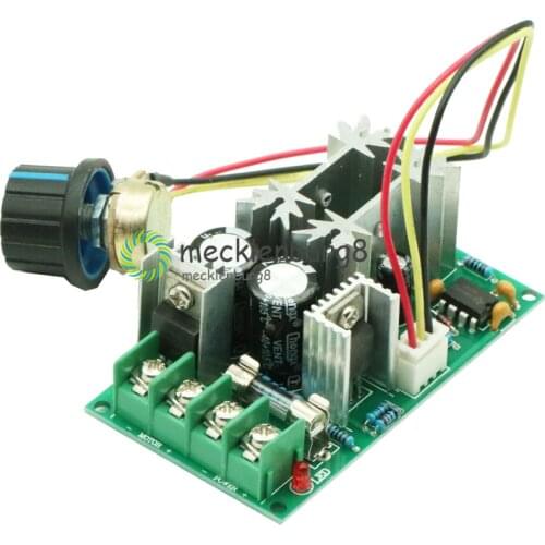 DC10-60V DC 10-60V Motor Speed Control Regulator PWM Motor Speed Controller Switch 20A Current Regulator High Power Drive Module