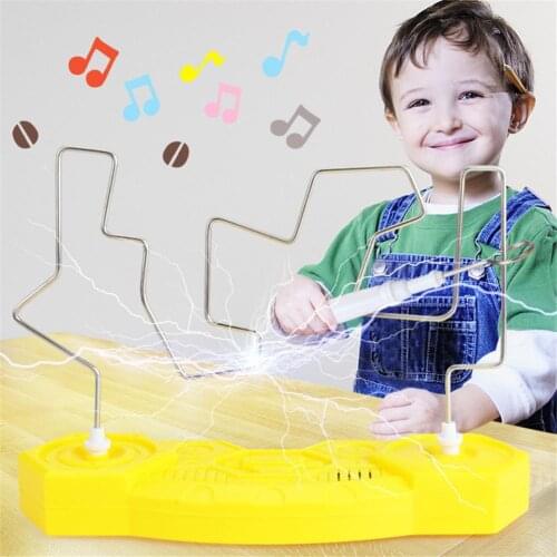 Kids Collision Electric Shock Toy Science Experiment Toys Education Electric Touch Maze Game Party Funny Game for Children Gift