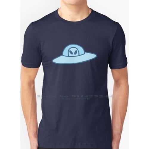 Ufo T Shirt 100% Pure Cotton Ufos X Files I Want To Believe Extraterrestrial Blue Black Space Sci Fi Et Cool Science Creative