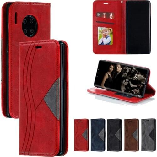 Magnetic Matte Wallet Leather Flip Case for Huawei Mate 30 P40 Lite E P20 P30 P Smart 2020 Nova 7SE 4E 5i Pro Phone Etui Coque