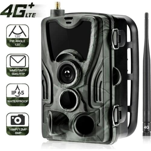 HC-801LTE Suntek 4G Hunting Cams 1080P 20MP Trail Camera Infrared Cameras Wild Game Camera Photo Trap GSM SMS/MMS/SMTP Camera