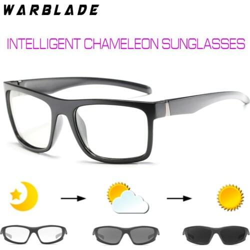 Polarized Photochromic Sunglasses Men UV400 Anti-Glare Brand Rectangle Chameleon Sunglasses Driving Fishing Square Sunglasses