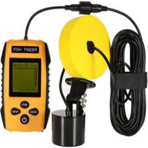 Portable LCD Display Fish Finder High Precision Fishfinder Sonar Sensor Fish Depth Finder Measuring Tool