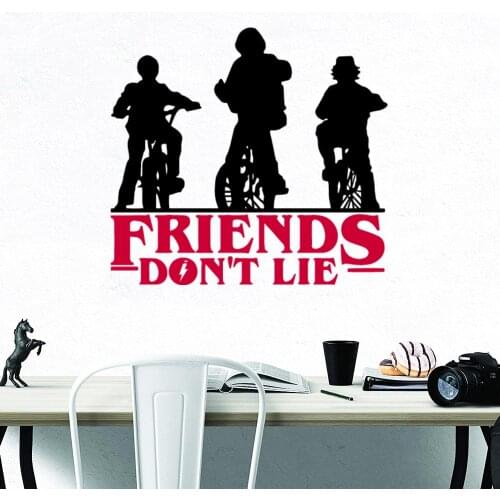 Lovely Stranger Things Home Decoration Accessories Decor Living Room Bedroom Removable Sticker Mural