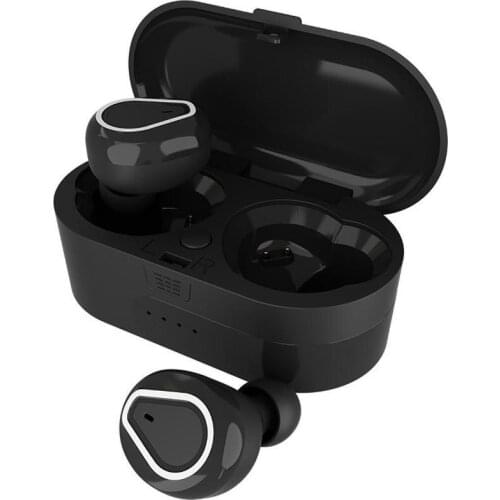 TWS Wireless Bluetooth 5.0 Earphone Ergonomic In-Ear HiFi Noise Reduction Headphones Sports Earbuds with Charging Box