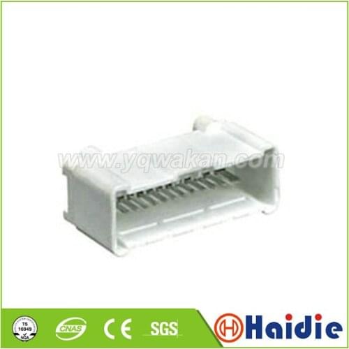 1sets 23pin auto electrical housing plug plastic wiring harness unsealed pcb connector 6098-3572