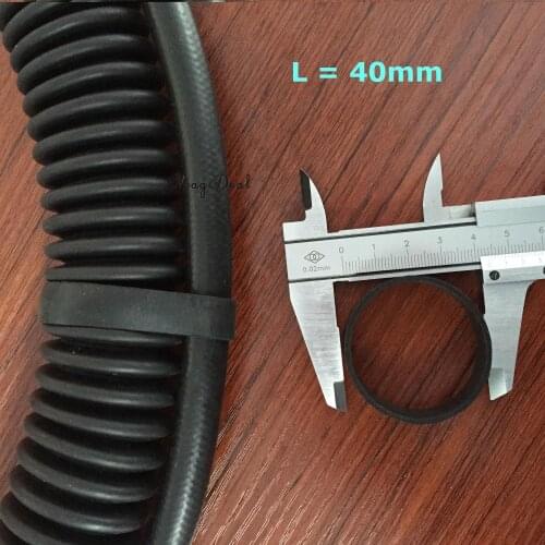 1 Pair Premium Durable 40mm Elastic Rubber Universal Snorkel Keeper Loop for Tech Scuba Diving Diver BCD Backplate