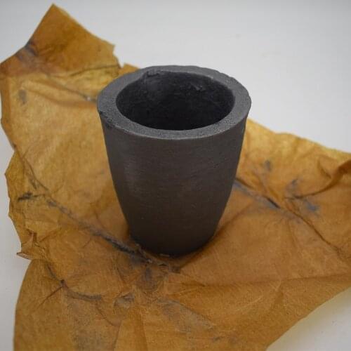 2kg Clay Graphite Foundry Crucible Melting Furnace Refining Gold Silver goldsmith tool