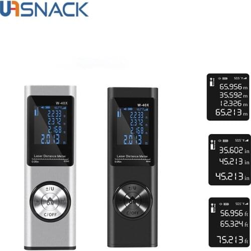 2021 Newest 40M Laser Distance Meter Rangefinder Laser Tape Measure Digital Laser Rangefinder Angle Measure Laser Range Finder