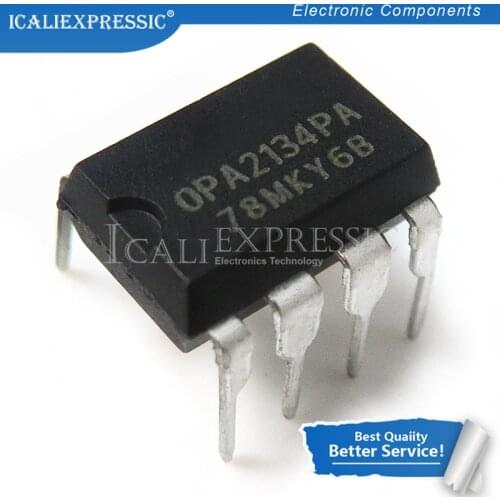 5PCS OPA2134PA OPA2134 DIP-8 new original In Stock
