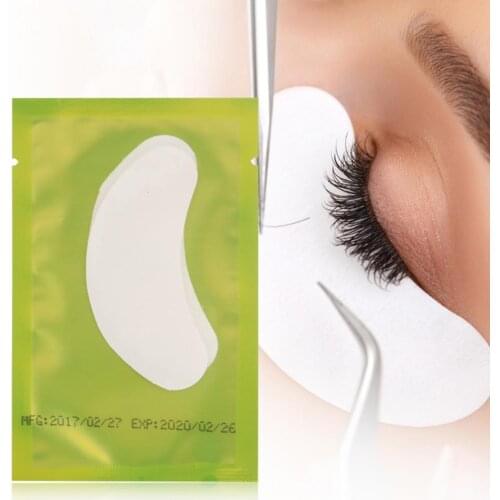 50Pcs Eyelash Pad Ultra-thin Hydrogel Isolate Eye Patch Makeup Tools for Woman Eyelash Extension Eye Pads Lash Extension Paper
