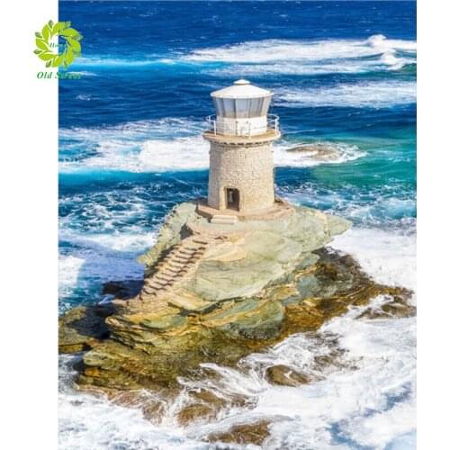 Old Street Home Full Square Diamond Painting Scenery 5D DIY Diamond Embroidery Mosaic Landscape Decorations Home kit Christmas