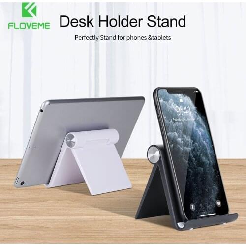 FLOVEME Portable Phone Tablet Holder Stand Desktop Mobile Phone Support for iPhone Xiaomi Mi Tablet Stand Desk Cell Phone Holder