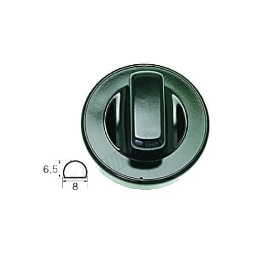 PEL 3001 BLLACK KNOB 70 mm UNIVERSAL 70mm D-HOLE