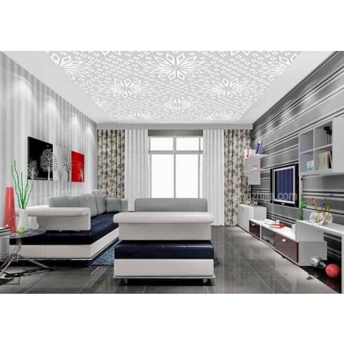 Customized 3d photo wallpaper 3d ceiling wallpaper murals European classical decorative pattern smallpox condole top wall decor