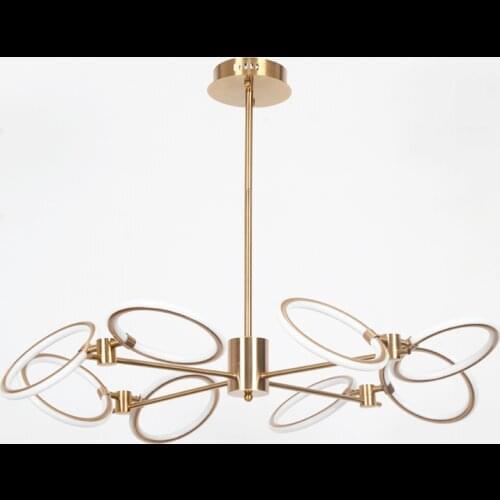Personality multi-angle adjustment art van living room LED ceiling lamp postmodern